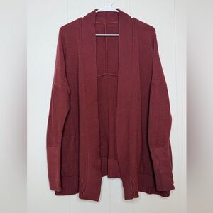 Lululemon Knit Cardigan in Smokey Red - cashmere blend - best for a Medium